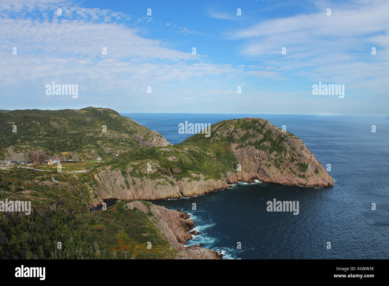 Steep, rocky cliffs along the coastline, St. John's, Newfoundland