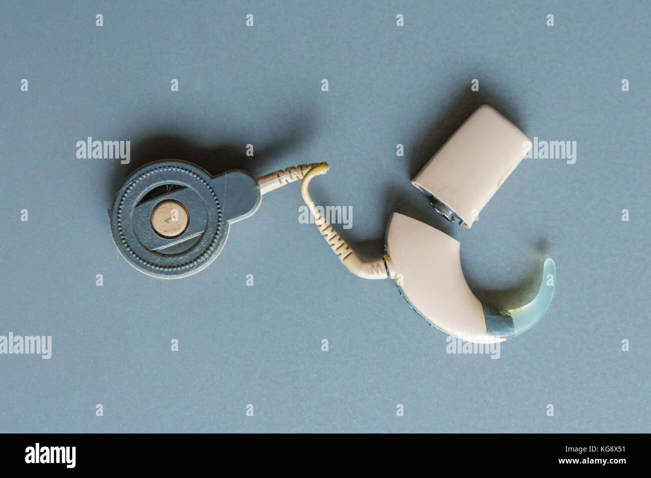 hearing aid implant parts Stock Photo Alamy