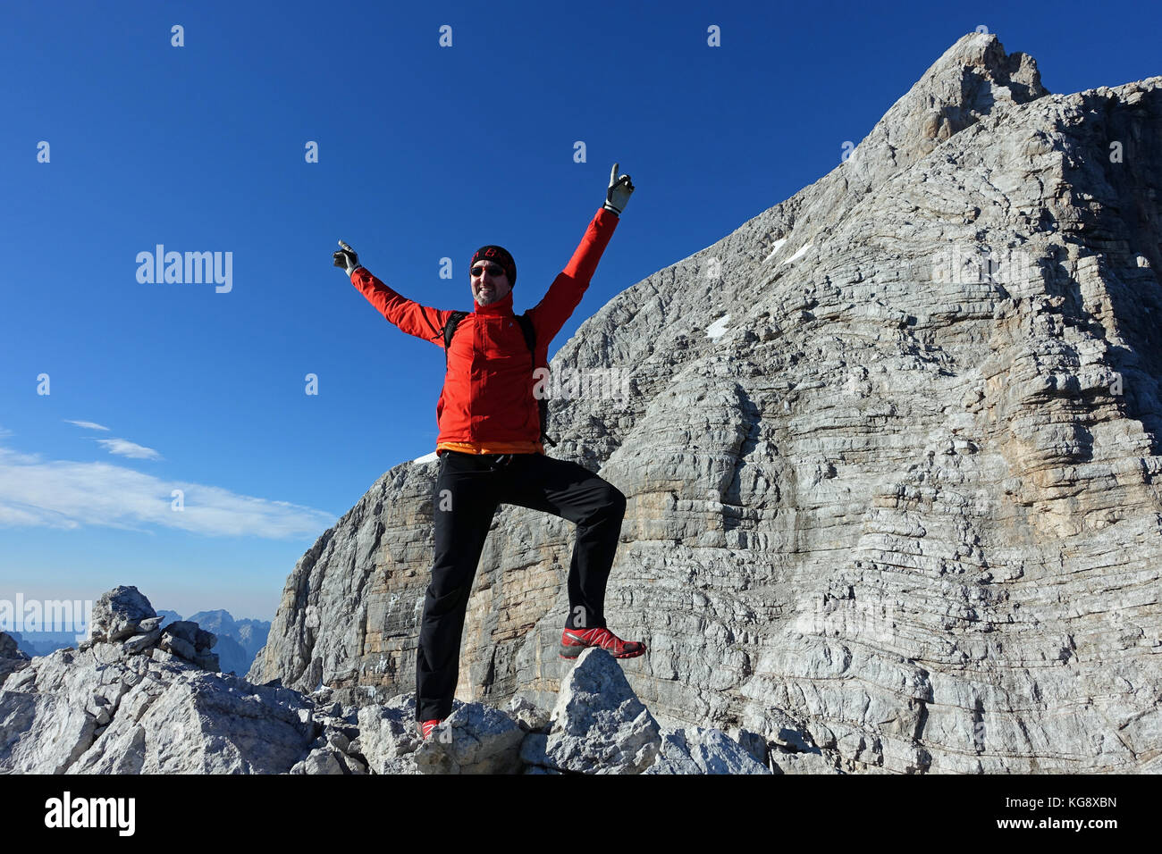 This Base Jumper Reached The Summit After Climbing Up The - 