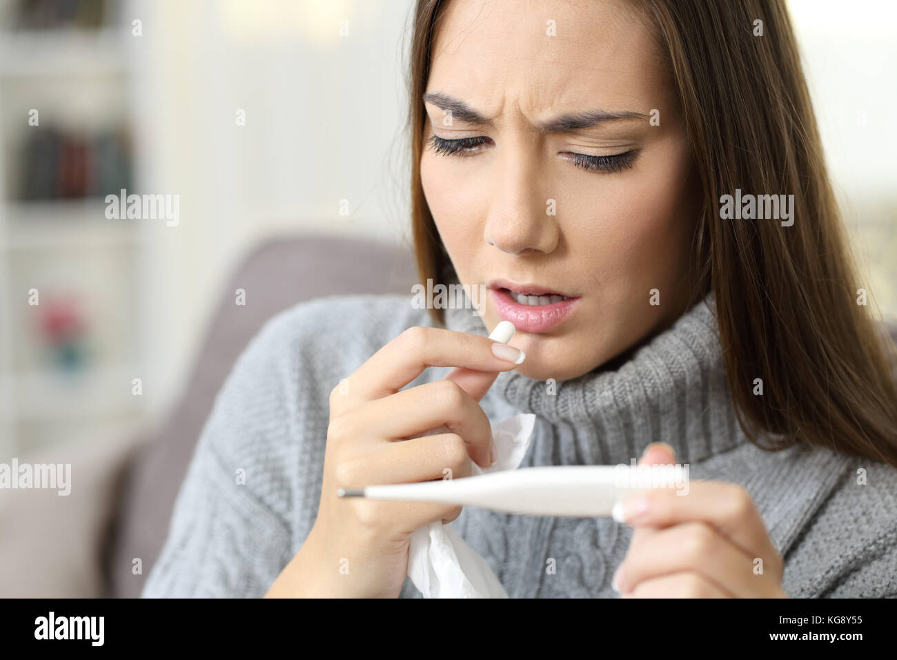 Flu thermometer hires stock photography and images Alamy