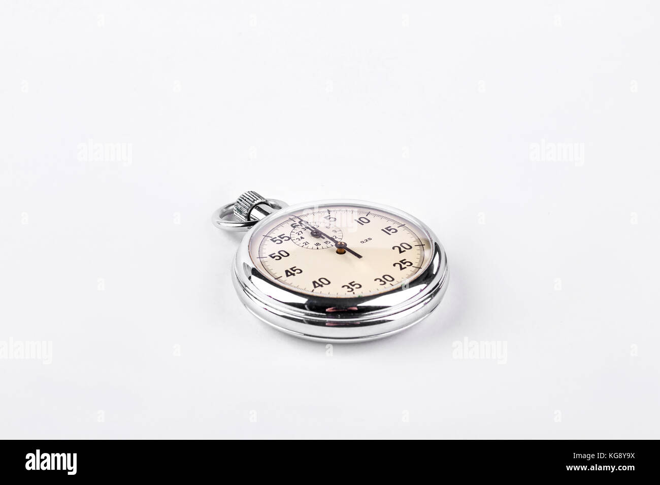 Stopwatch isolated on white background Stock Photo - Alamy
