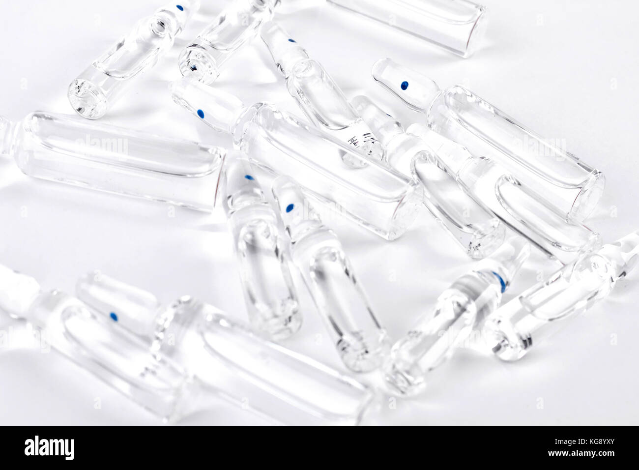 Glass ampoules with liquid for injections Stock Photo Alamy