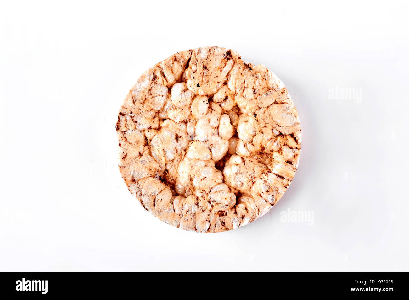 Puffed whole grain crispbread Stock Photo Alamy