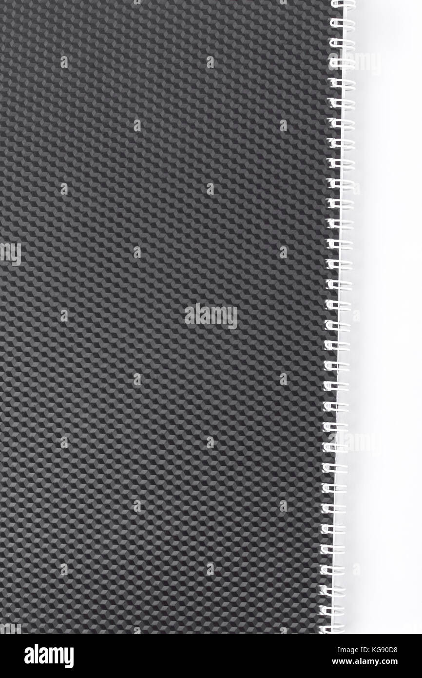 Black notepad on white background Stock Photo Alamy