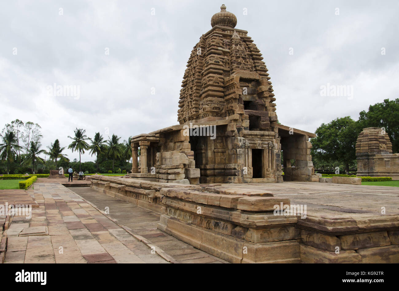 Galaganatha Temple, Pattadakal temple complex, UNESCO World Heritage site, Karnataka, India Stock Photo