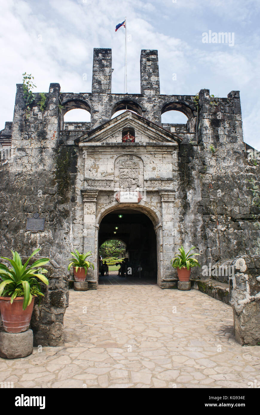 Fuerte de San Pedro on Plaza Independencia in Cebu, Philippines. Built in 1738 Stock Photo