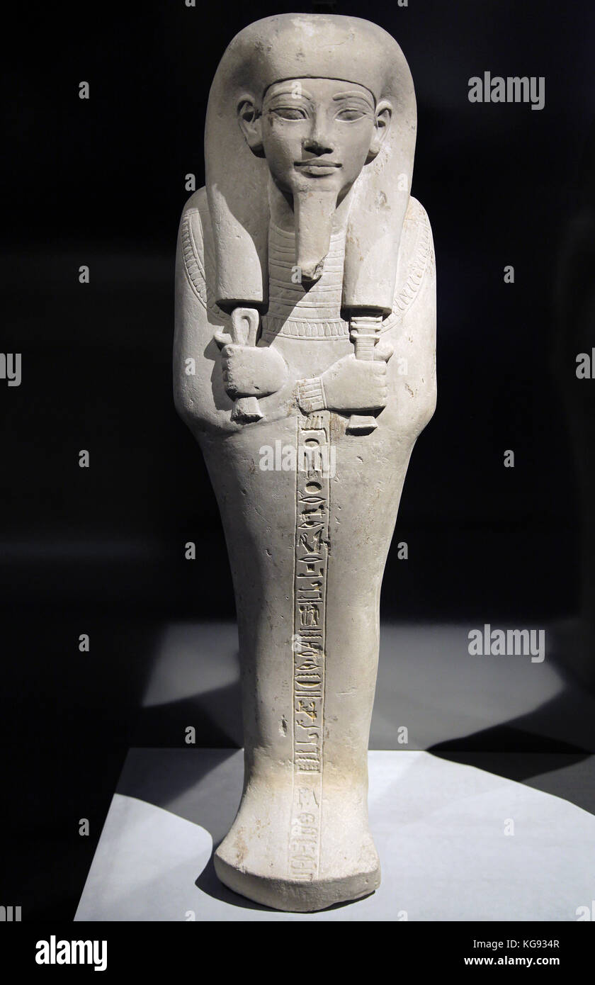 Statue of Tjel Mayor of Memphis Egypt 1350 BC Stock Photo