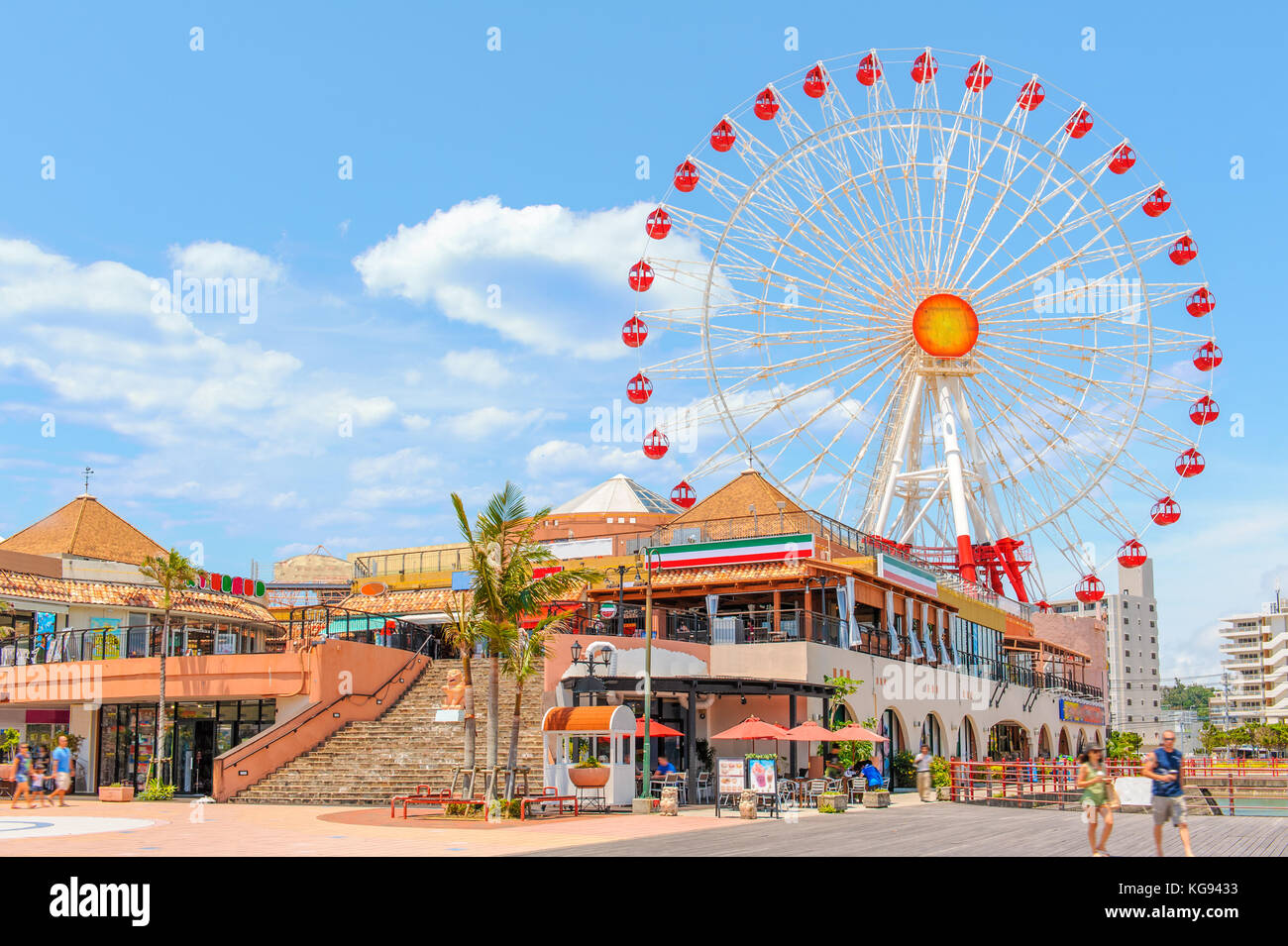 American Village, okinawa Stock Photo