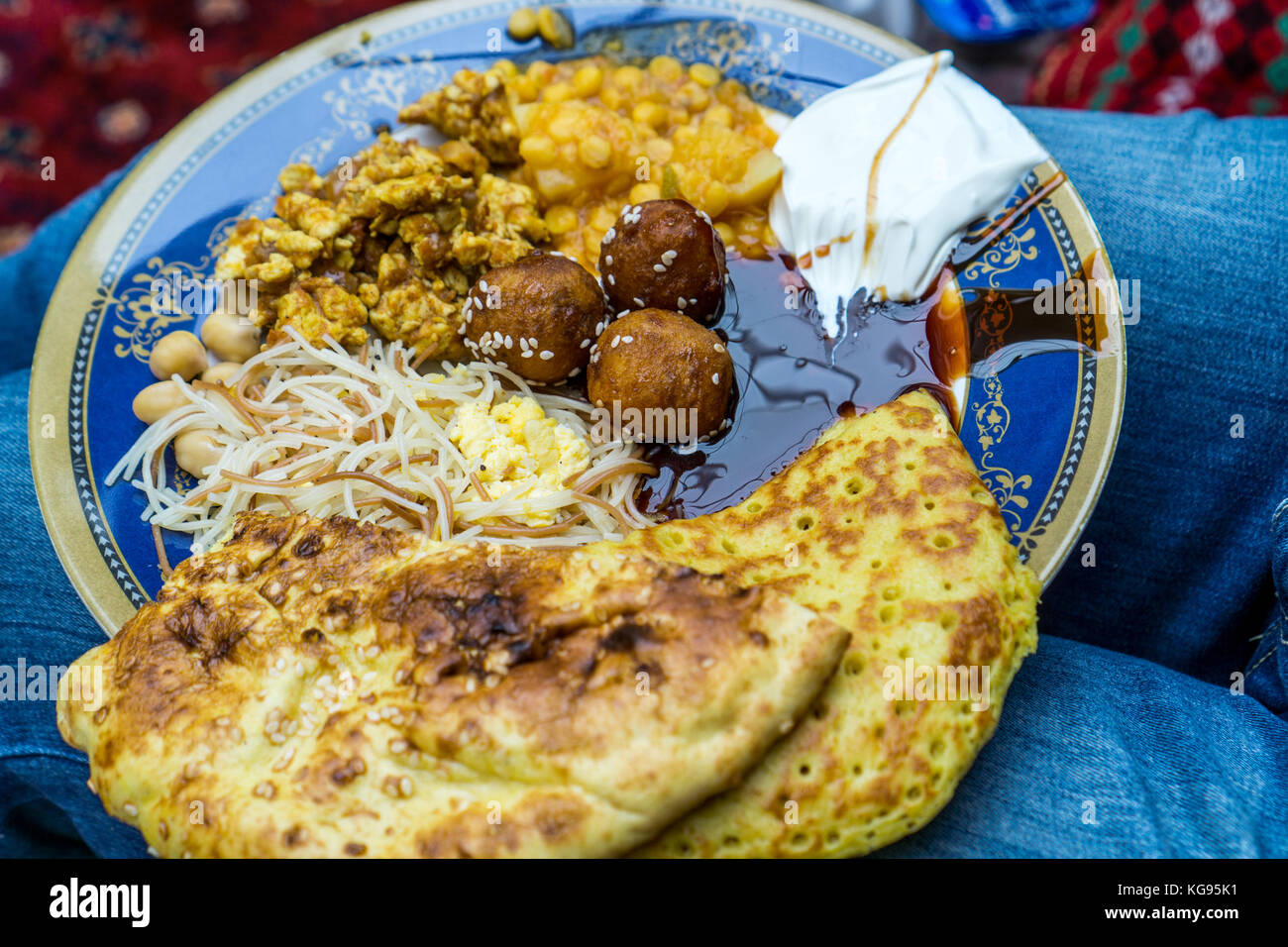 traditional-turkish-chicken-casserole-hi-res-stock-photography-and