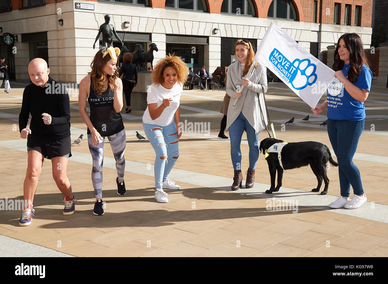 Stars take part in sight loss challenge, finding their way through some