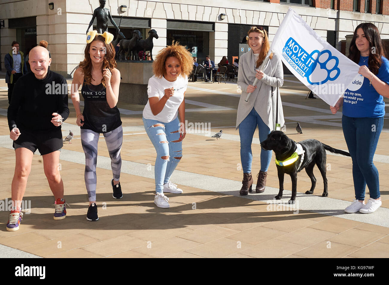 Stars take part in sight loss challenge, finding their way through some