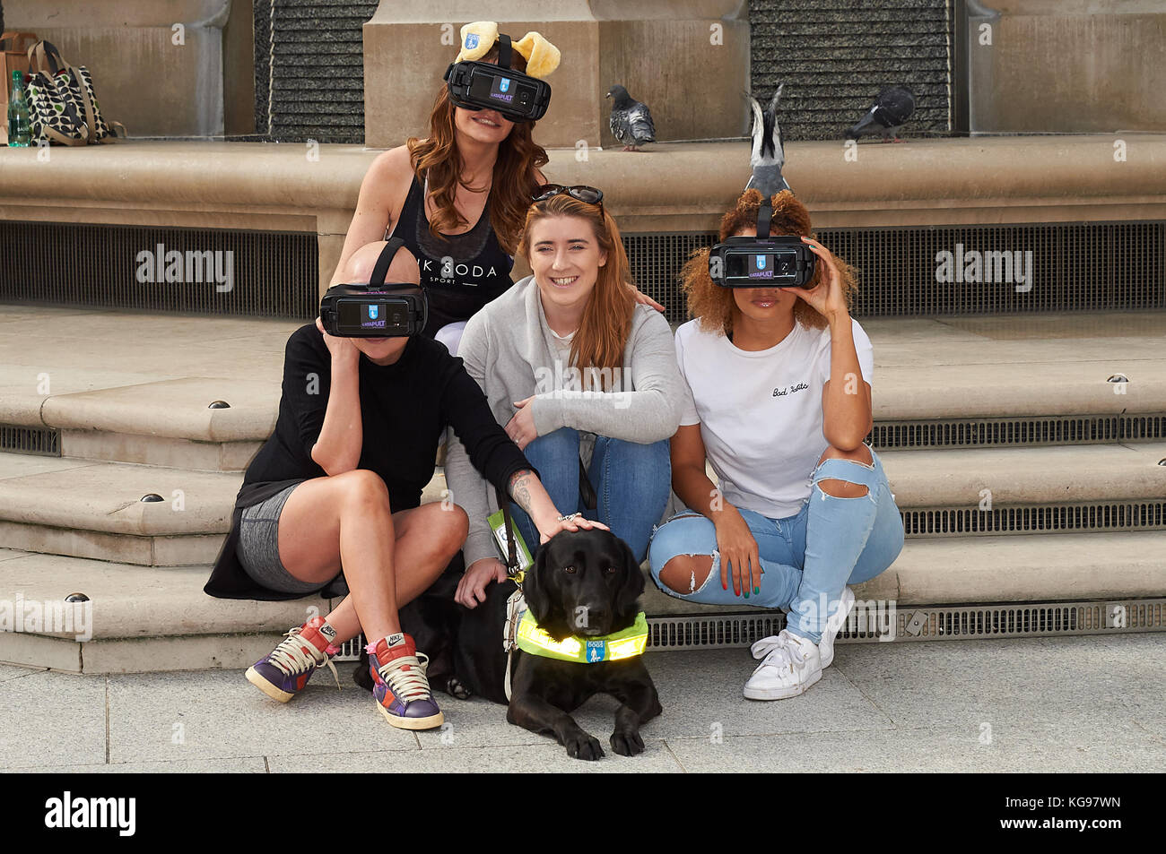 Stars take part in sight loss challenge, finding their way through some
