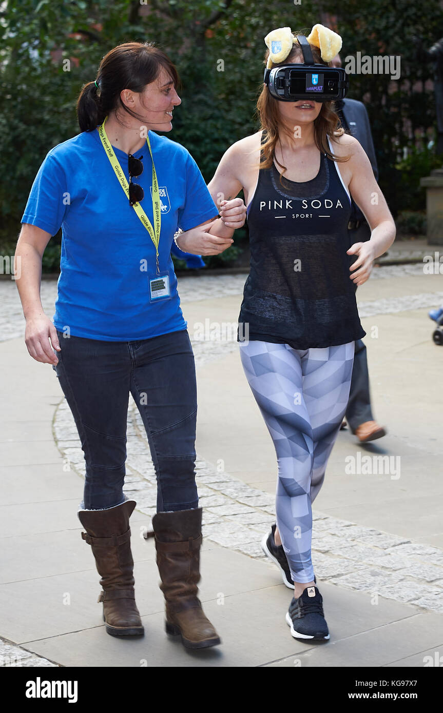 Stars take part in sight loss challenge, finding their way through some