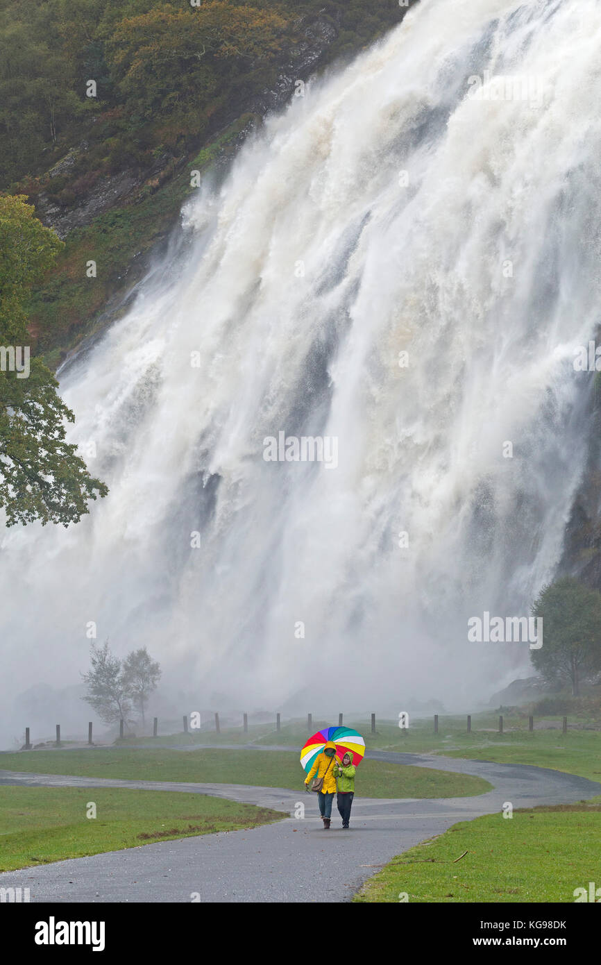 Powerscourt Waterfall, Enniskerry, Co. Wicklow, Ireland Stock Photo Alamy