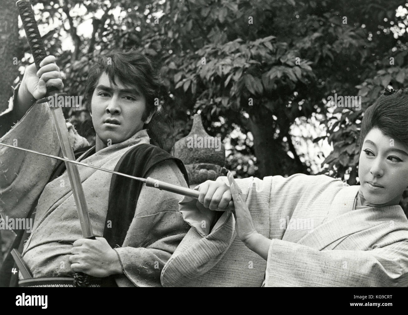 Chinese unidentified movie from the 1960s Stock Photo