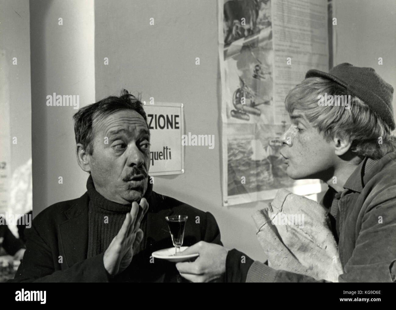Italian actor Thomas Milian in the movie Mad Sea, 1963 Stock Photo