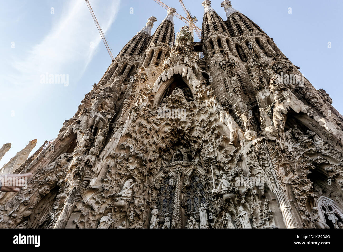 Sagrada Familia Church by Gaudi Stock Photo - Alamy