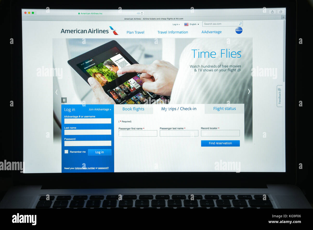 Major american airline hires stock photography and images Alamy