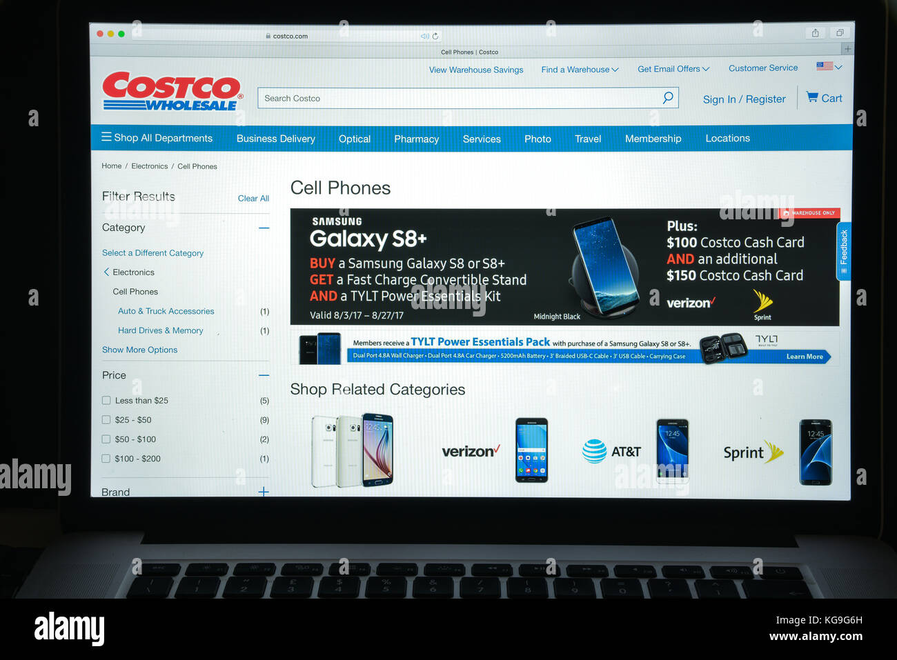 Milan, Italy August 10, 2017 website homepage. It is the