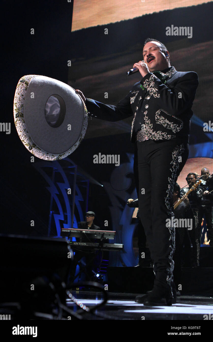 Miami, FL, USA. 04th Nov, 2017. Pepe Aguilar pictured at the iHeartRadio Fiesta Latina: Celebrating Our Heroes at American Airlines Arena on November 4, 2017 in Miami, Florida. Credit: Majo Grossi/Media Punch/Alamy Live News Stock Photo