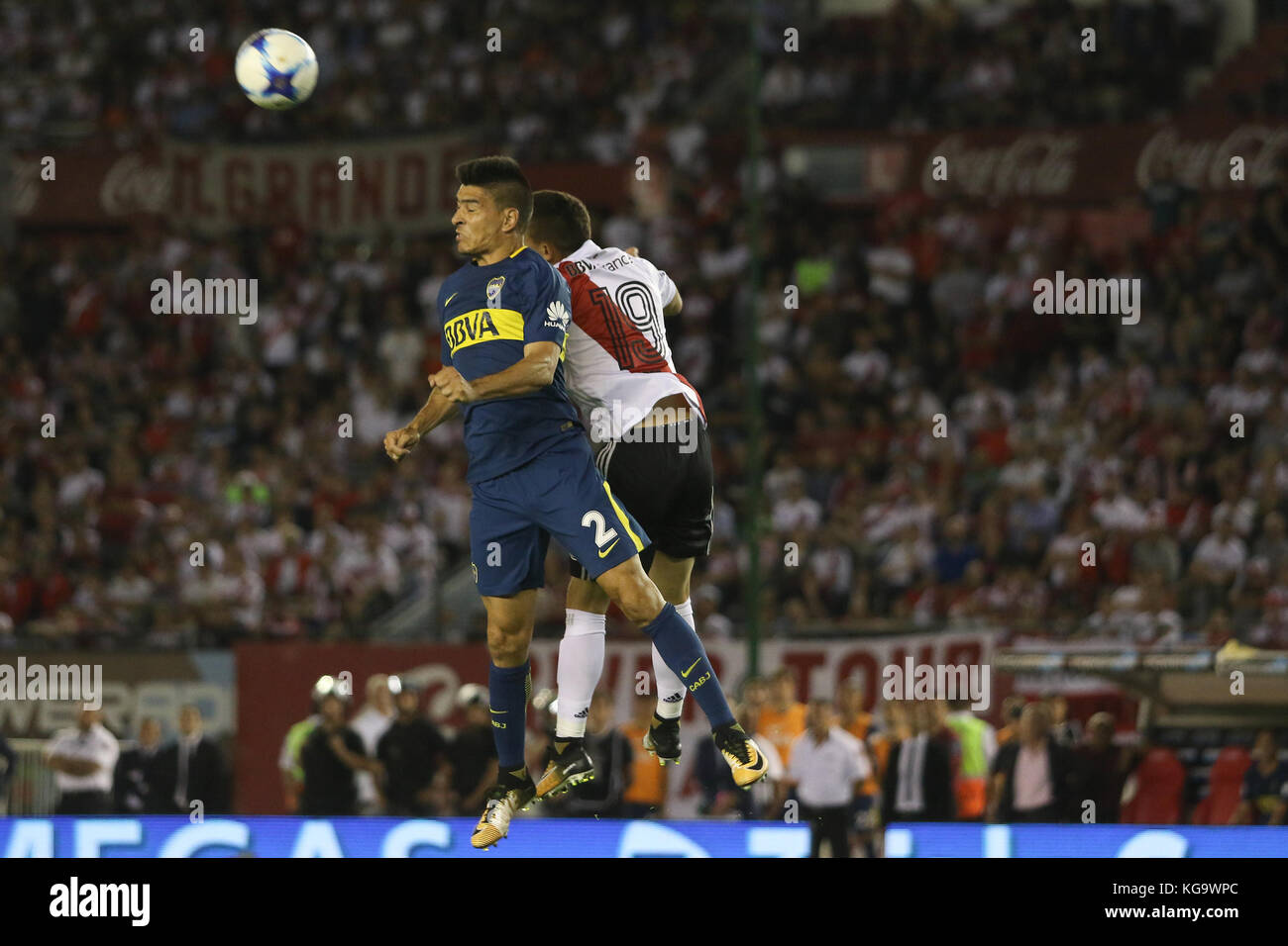 Buenos Aires, Argentina. 5th Nov, 2017. Paolo Golz of Boca Juniors during the derby with River Plate this Sunday on Monumental Stadium of Buenos Aires, Argentina. ( Credit: Néstor J. Beremblum/Alamy Live News Stock Photo