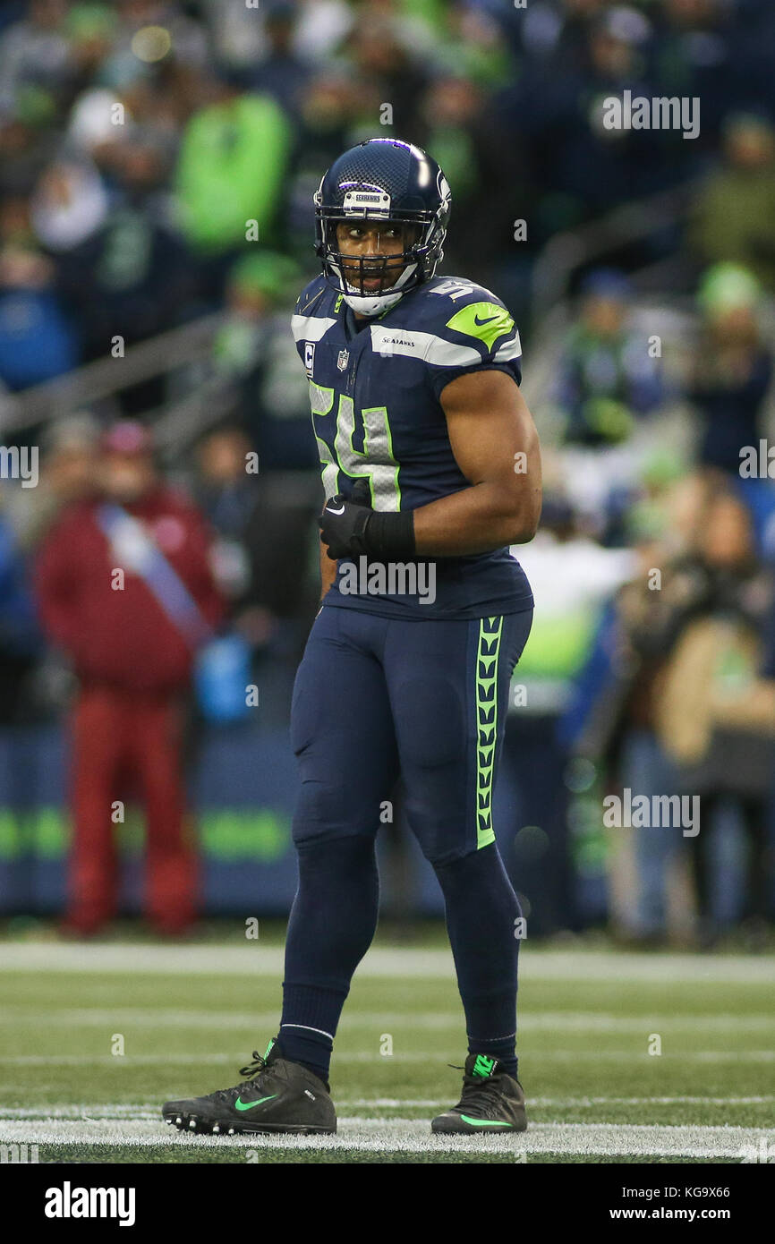 Washington, USA. 5th Nov, 2017. Seattle Seahawks linebacker Bobby ...