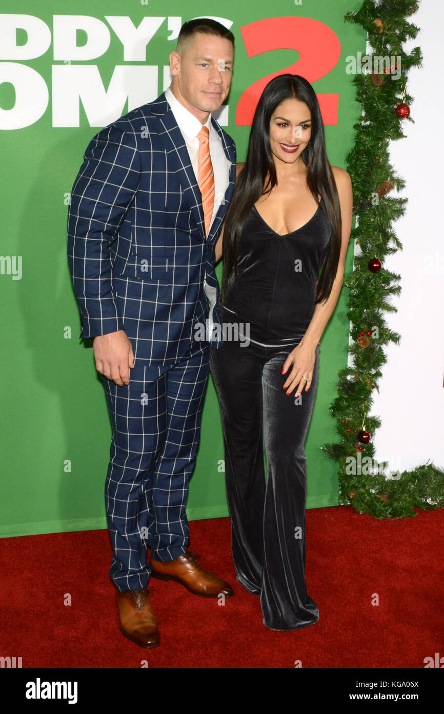 John Cena out in Soho with his girlfriend, Nikki Bella Featuring: Nikki  Bella,John Cena Where: New York City, New York, United States When: 26 Jun  2014 Stock Photo - Alamy