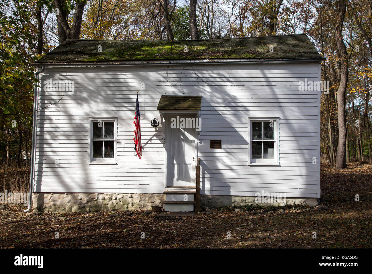 A 19th century schoolhouse at the HopperGoetschius house in Upper
