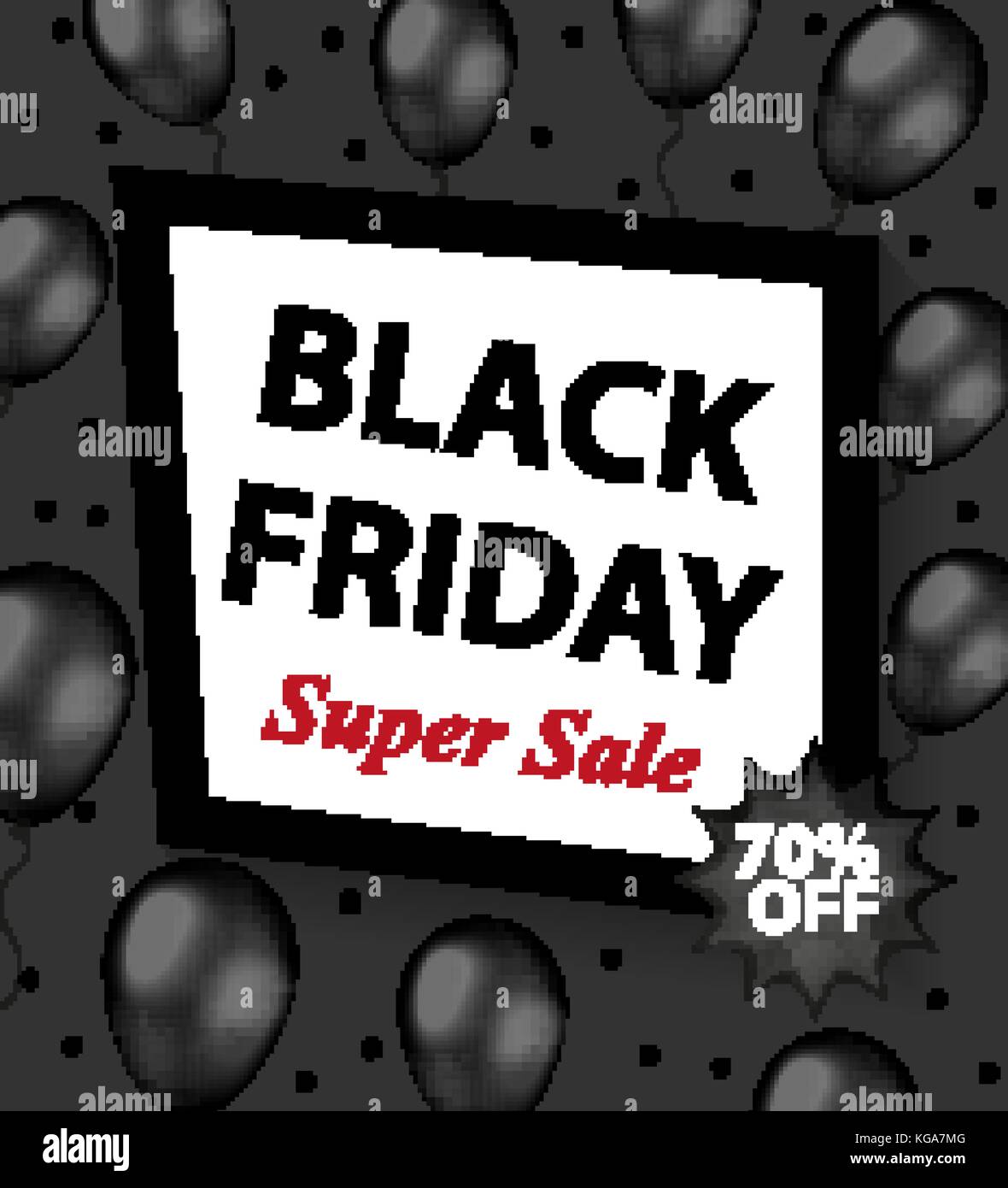 Black Friday promotional flyer, poster, invitation, banner. Template ...