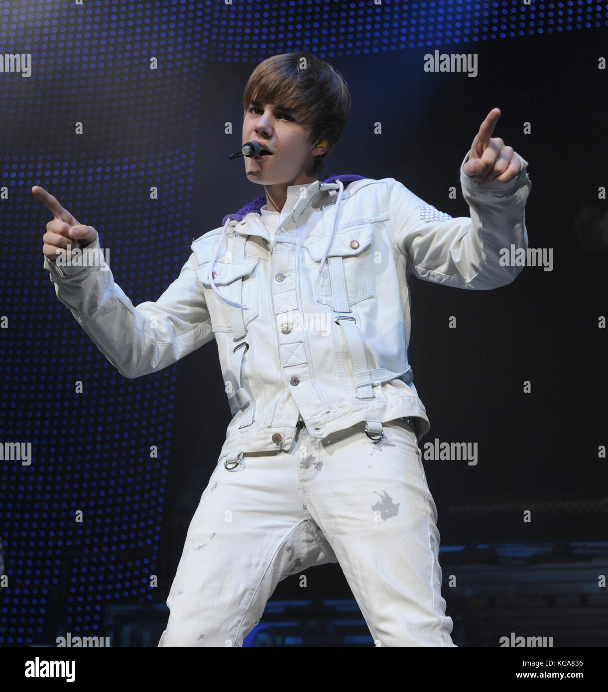 Justin Bieber in concert at the American Airlines Arena in Miami Florida. December 18, 2010.  People: Justin Bieber  Credit: Hoo-Me.com/MediaPunch Stock Photo