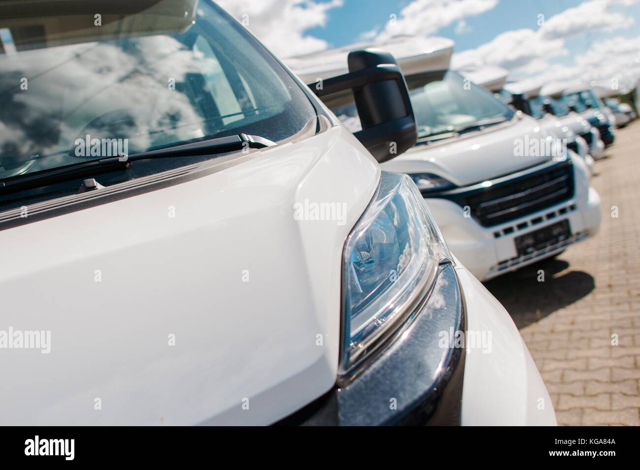 Brand New RV Campers For Sale. Recreation Vehicles Dealership Lot Stock