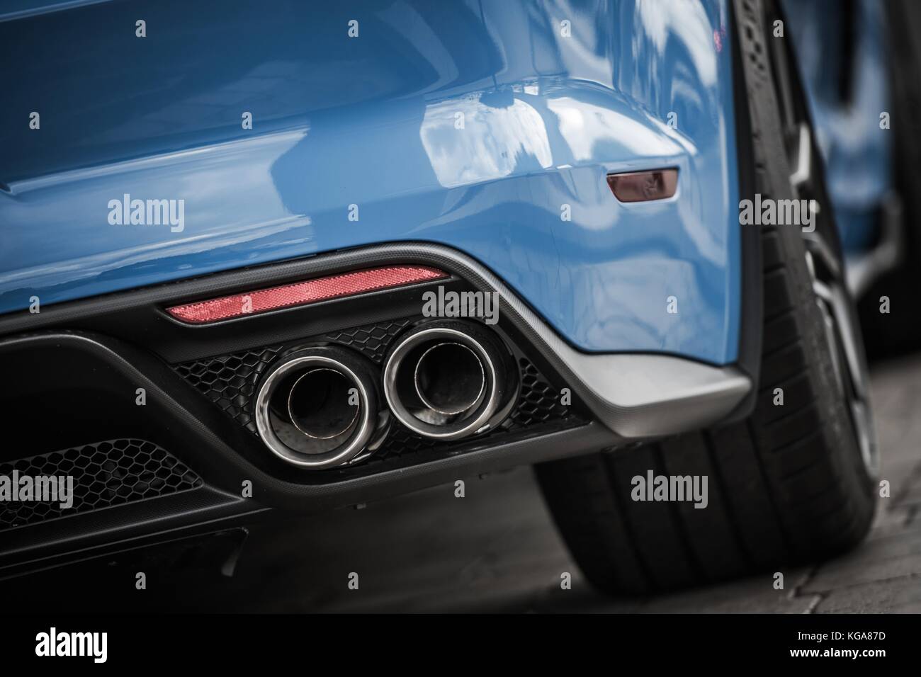 Performance Car Exhaust System. Racing Grade Mufflers in the Modern