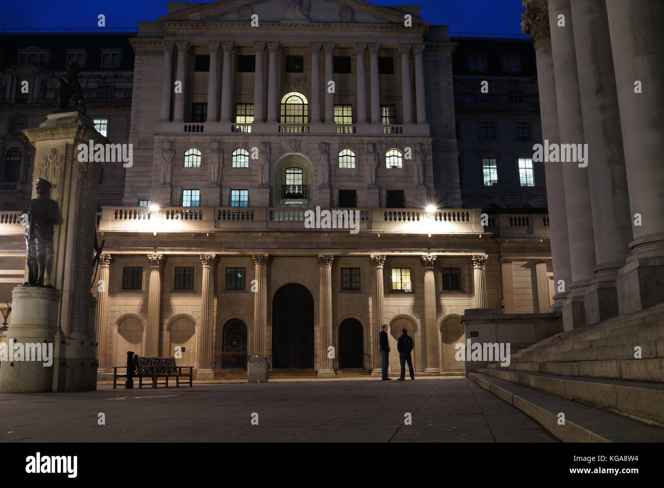 The Bank of England, London Stock Photo