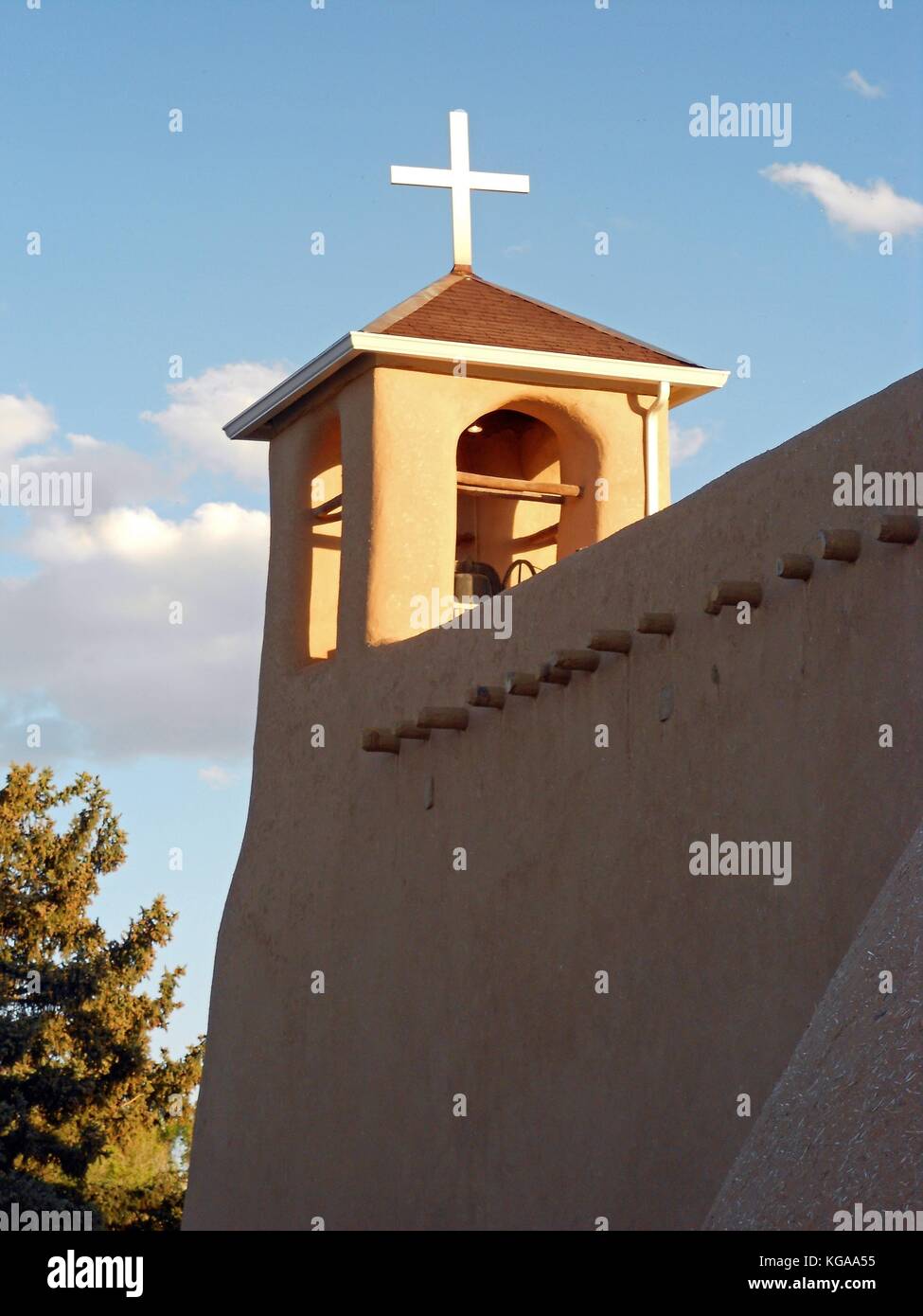 San Franciso de Asis Spanish Mission Church Stock Photo