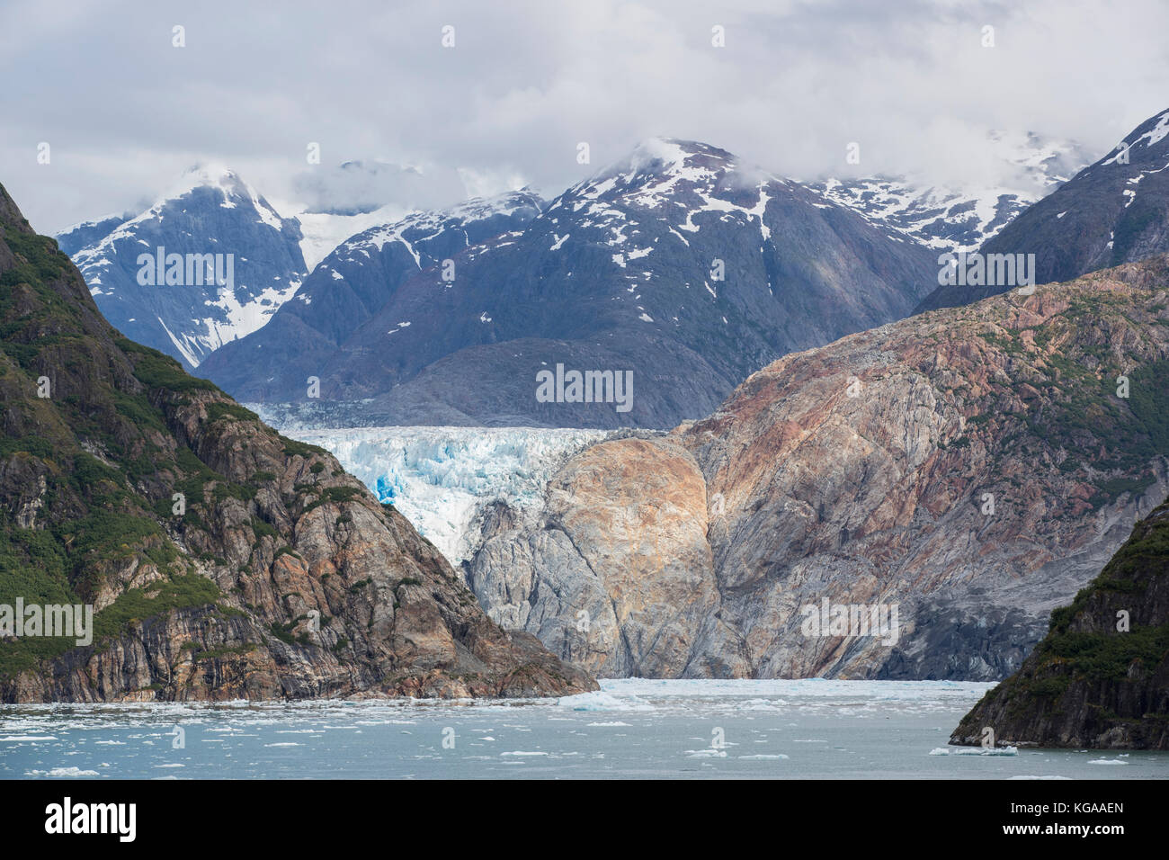 Sawyer Glacier, Tracy Arm, Alaska Stock Photo