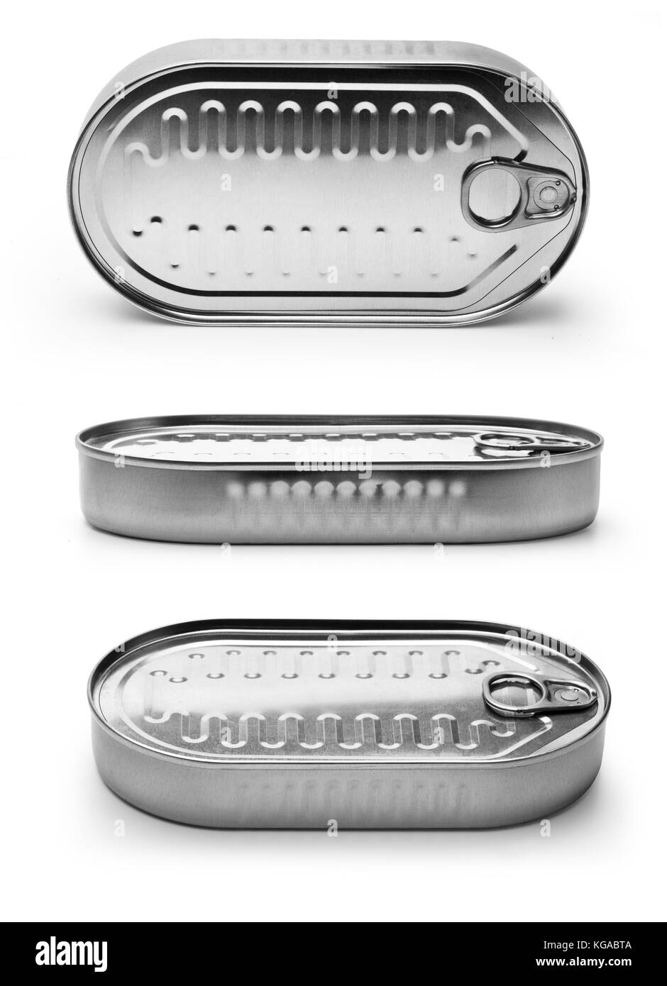 Set of Canned food isolated on white background Stock Photo Alamy