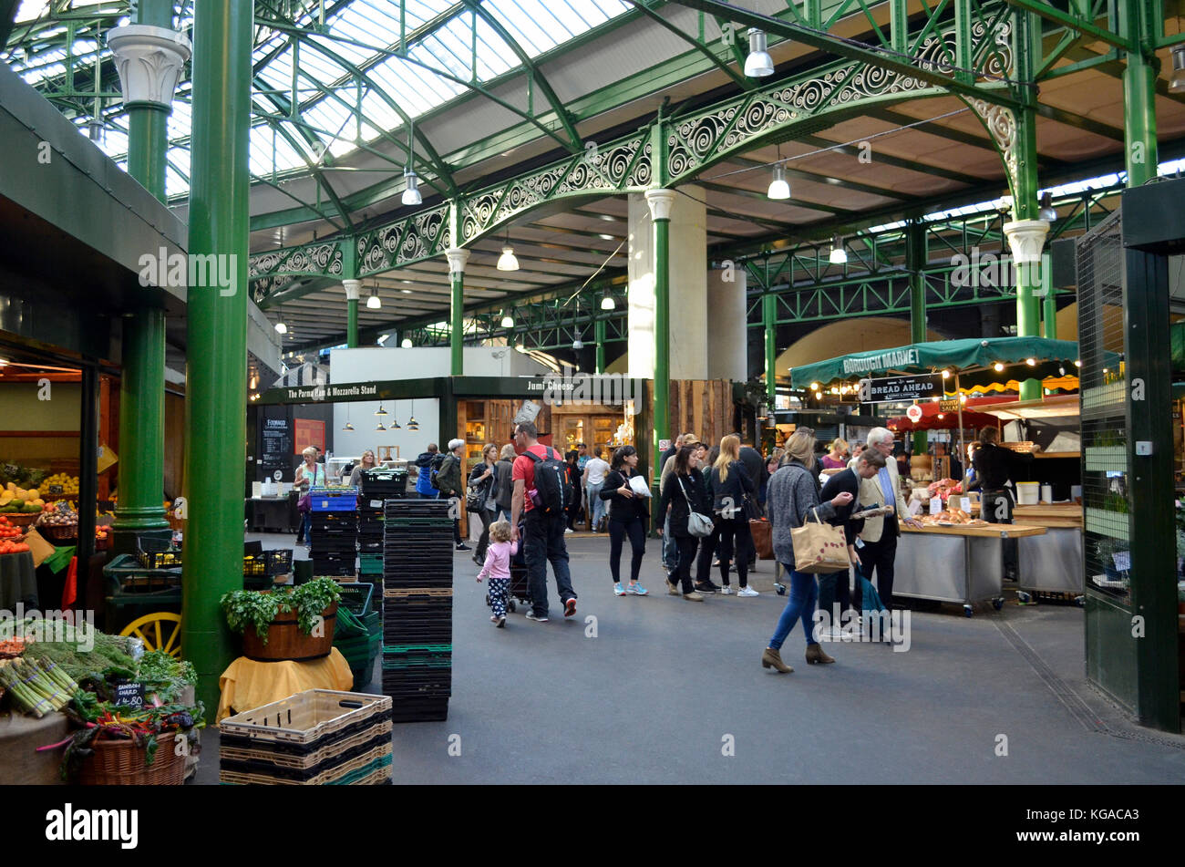 Borough Market, London, UK. Stock Photo