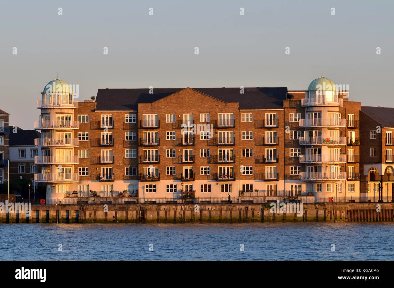 Bellamys Court  flats, Abbotshade Road, Docklands, River Thames, London, SE16, UK. Stock Photo