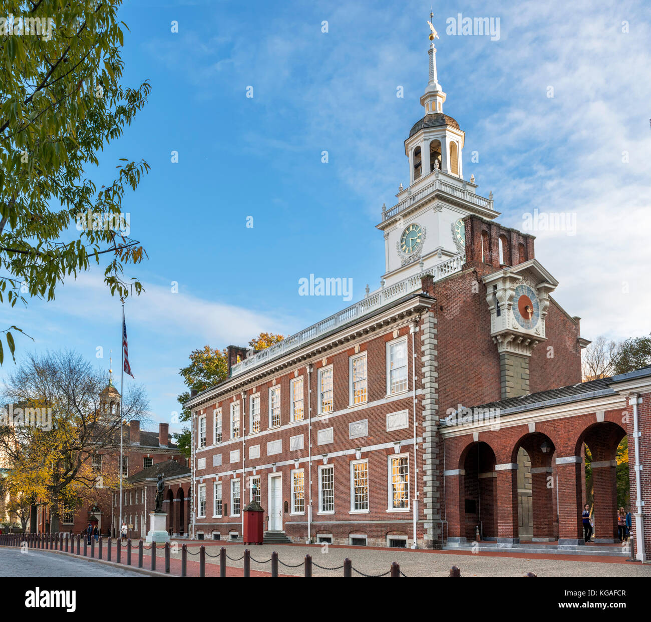 Independence Hall, Independence National Historic Park, Philadelphia, Pennsylvania, USA Stock Photo