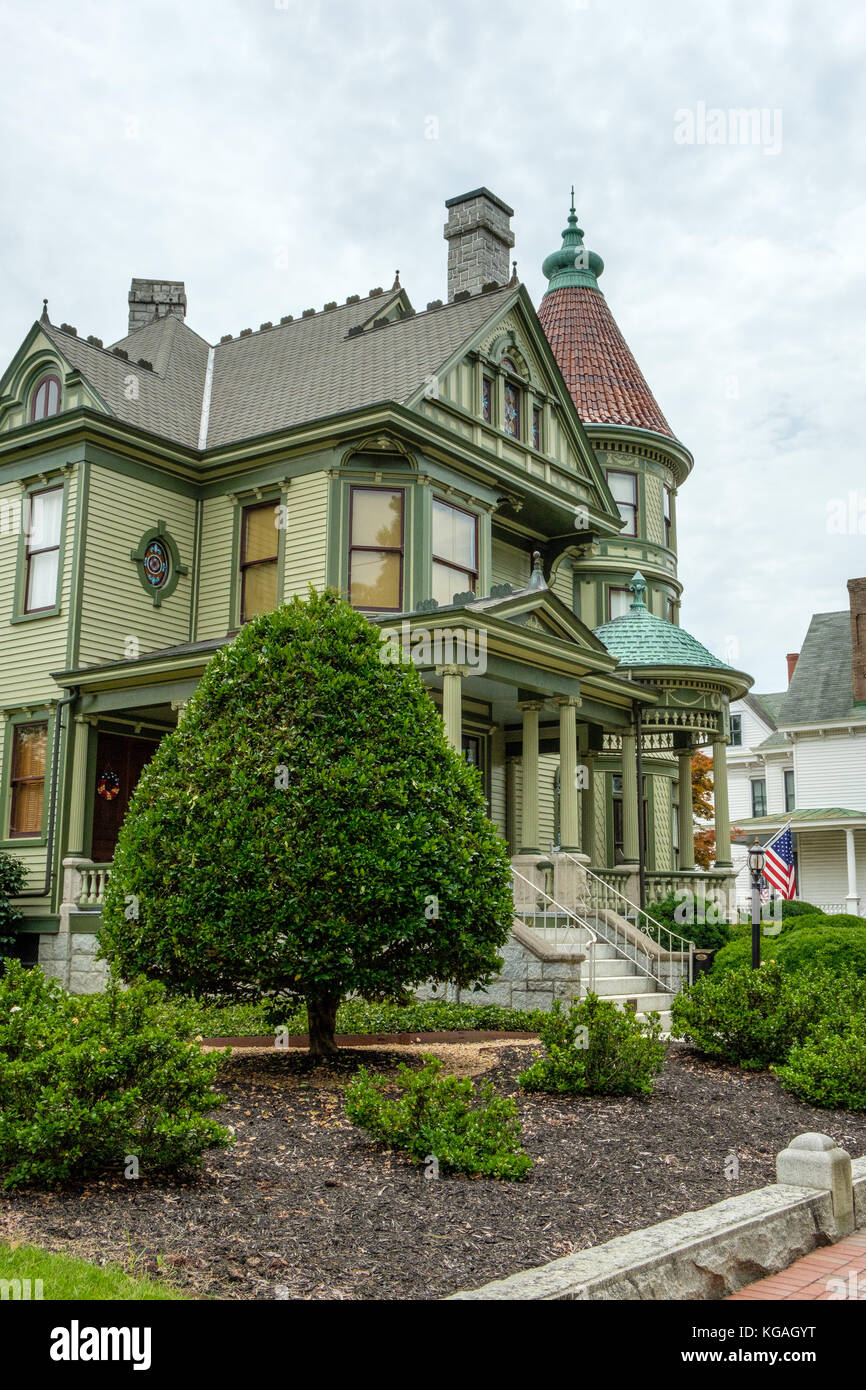 P D Gwaltney House, 304 South Church Street, Smithfield, Virginia Stock