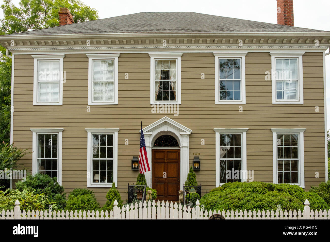 Chapman House, 130 South Church Street, Smithfield, Virginia Stock