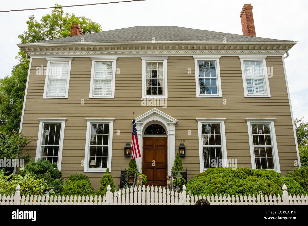 Chapman House, 130 South Church Street, Smithfield, Virginia Stock