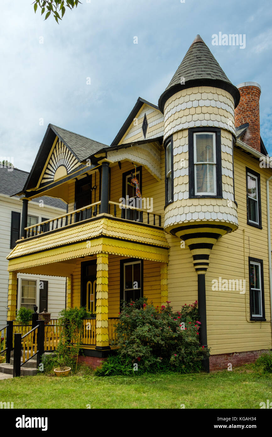 Charles Nelms House, 308 Main Street, Smithfield, Virginia Stock Photo