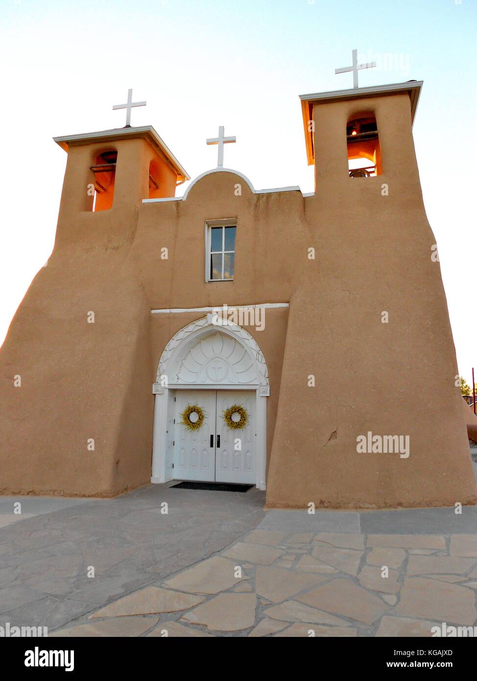 San Franciso de Asis Spanish Mission Church Stock Photo