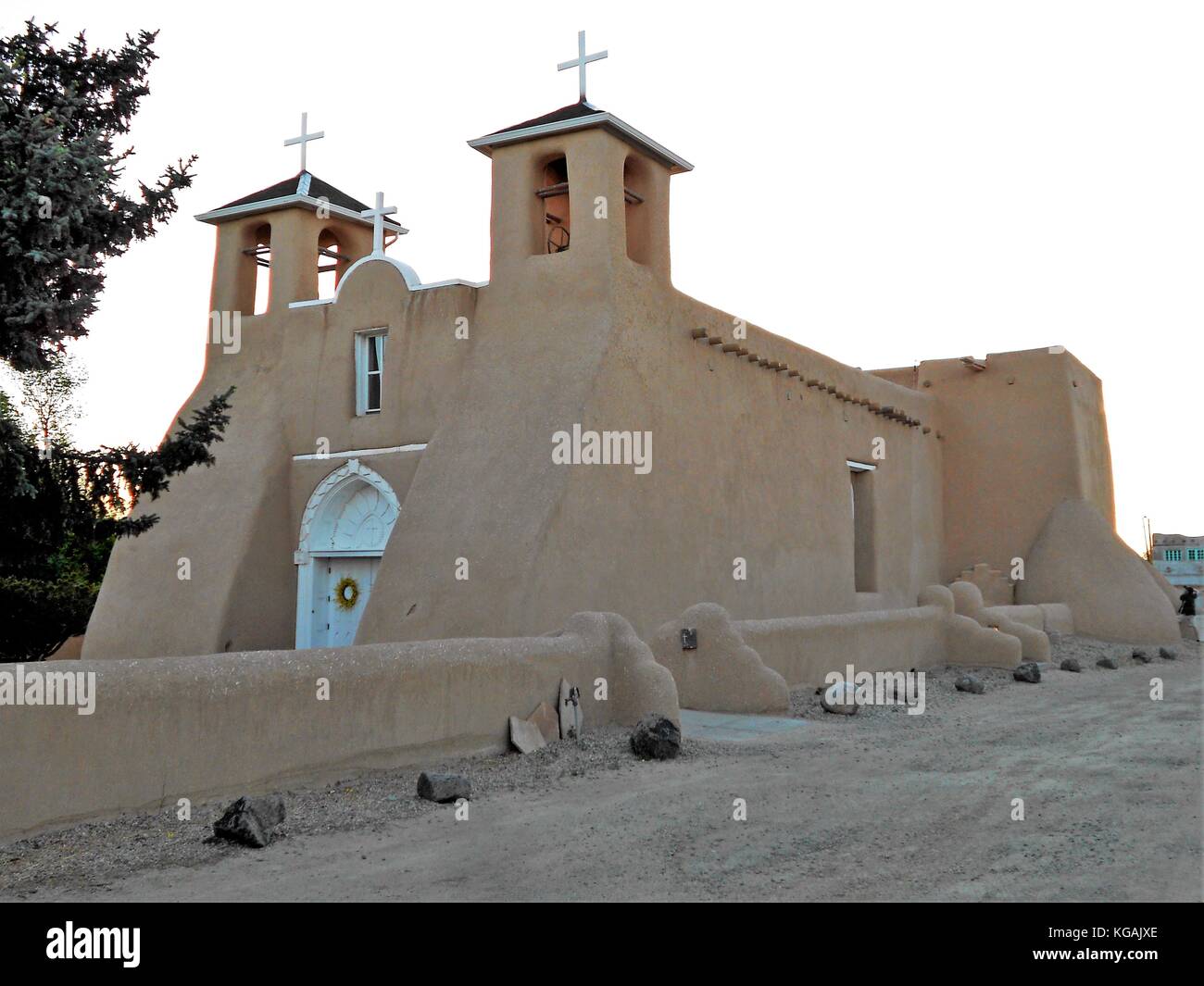 San Franciso de Asis Spanish Mission Church Stock Photo