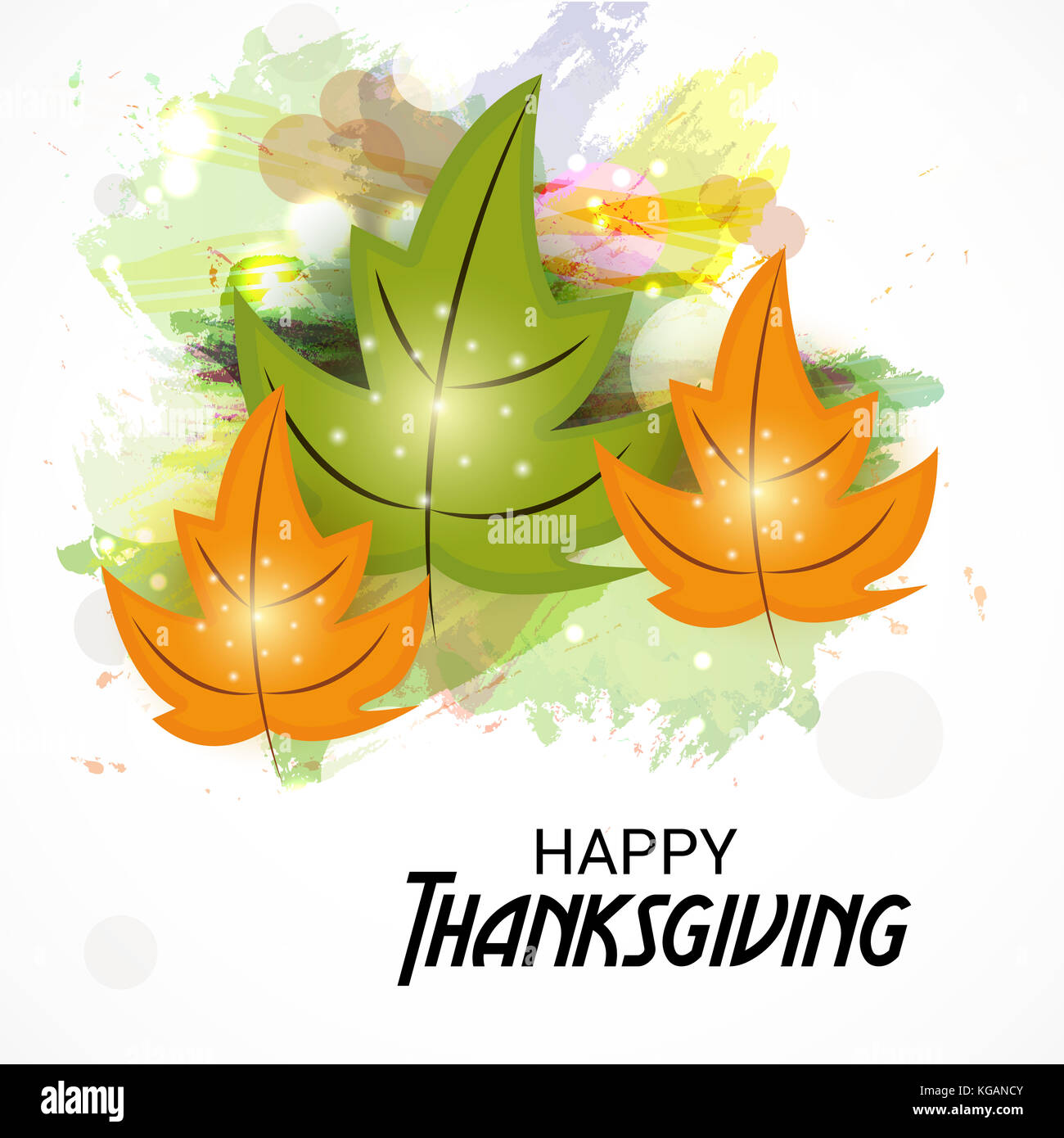 Vector illustration of a Background for Happy Thanksgiving Stock Photo ...