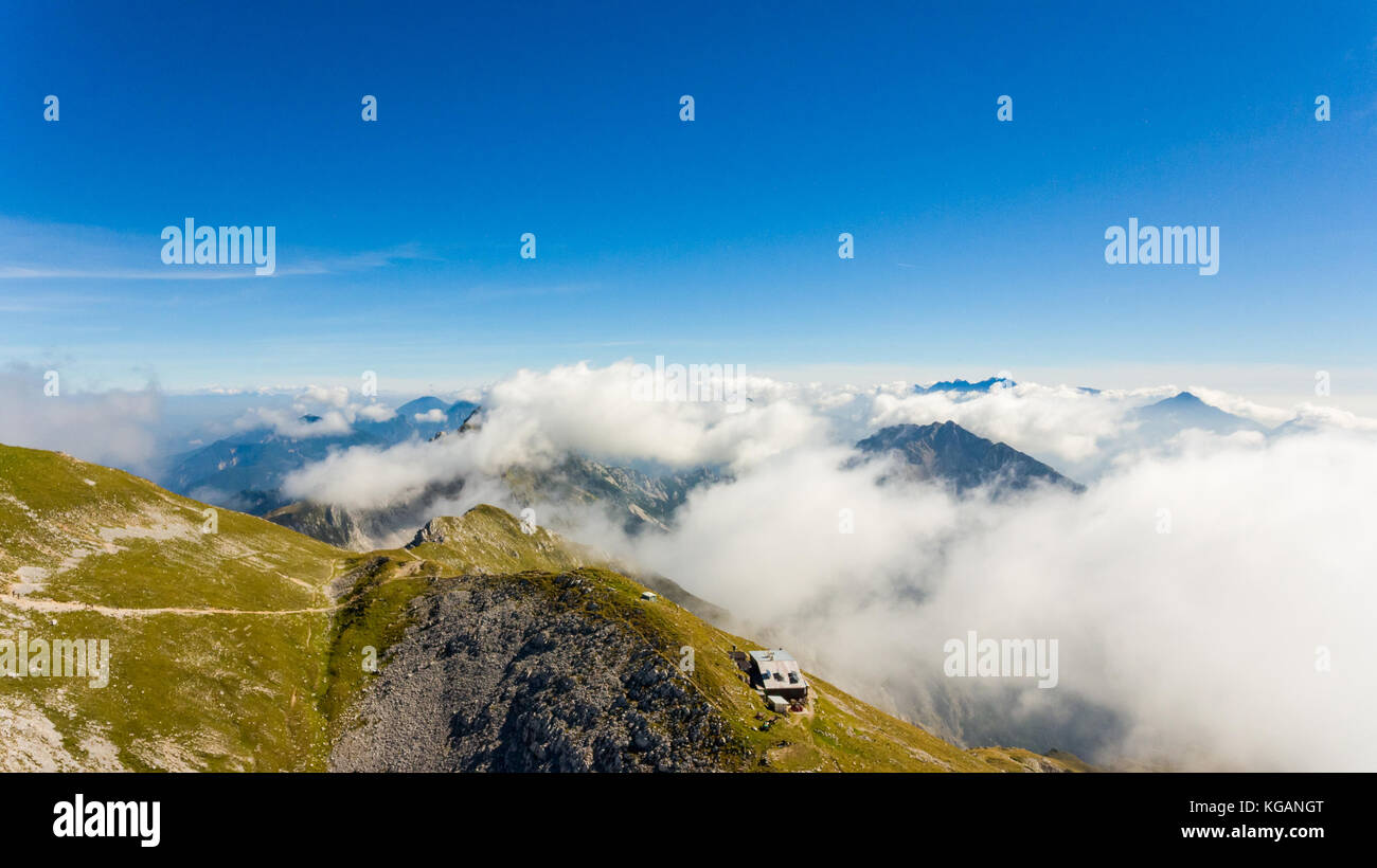 Aerial top view drone flight hi-res stock photography and images - Alamy