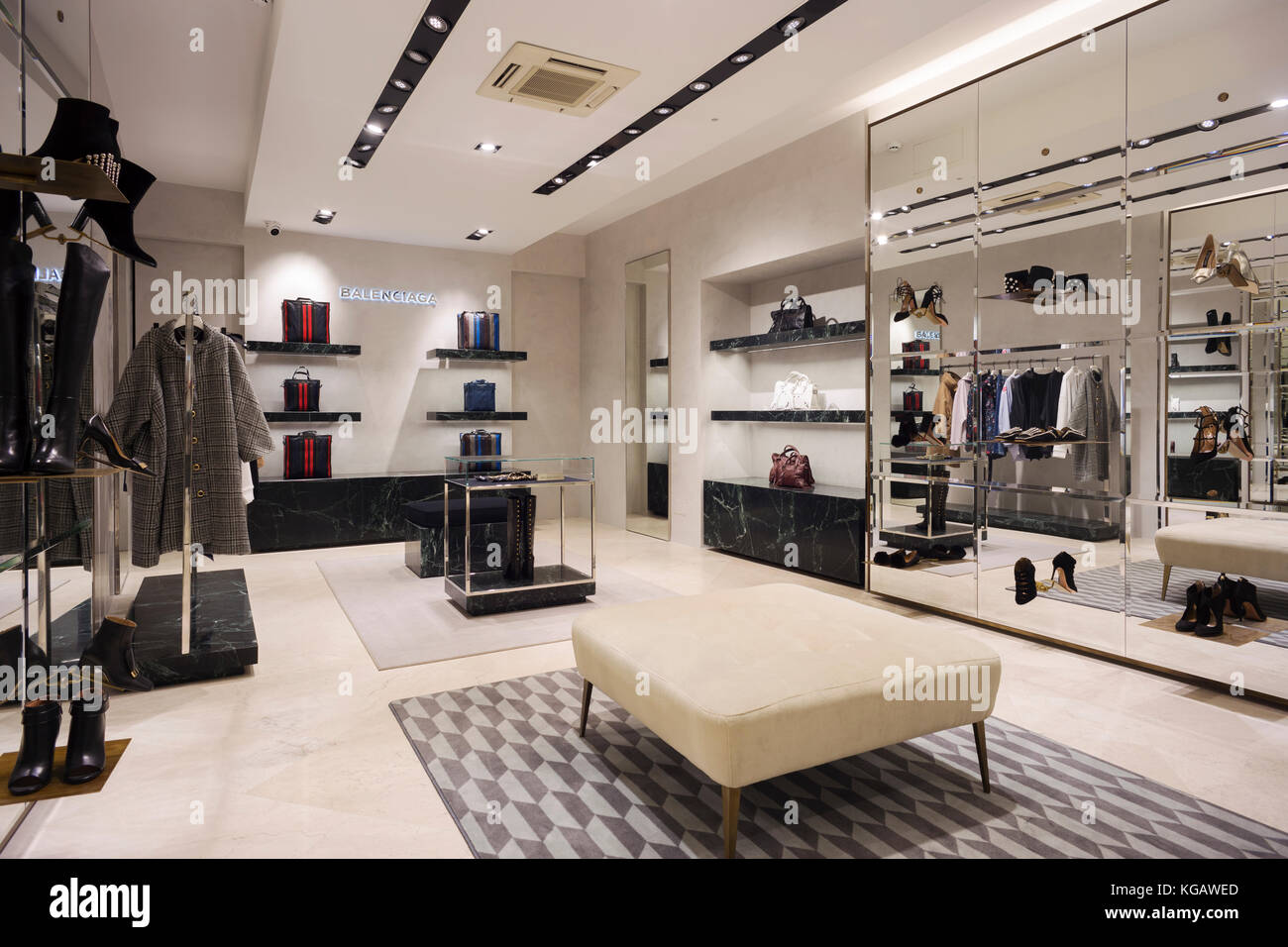 Balenciaga corner store in a fashion mall Stock Photo - Alamy