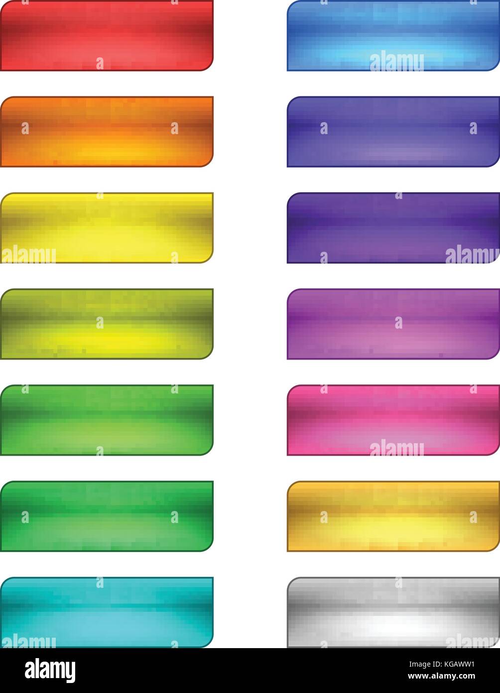vector web buttons set Stock Vector Image & Art - Alamy