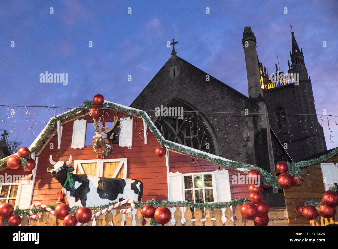 Welsh christmas market hi-res stock photography and images - Alamy